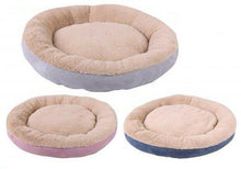 Cargar imagen en el visor de la galería, COJIN REDONDO PARA PERRO LUJO 3 C0LORES Ø54 CM H9 CM