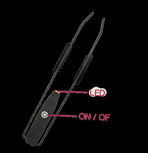 Cargar imagen en el visor de la galería, Pinzas de depilación depilar de cejas con luz LED incorporada, pinzas alumbrante