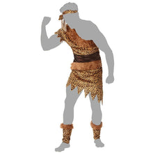 Cargar imagen en el visor de la galería, Disfraz Cavernicola Hombre Adulto Neandertal Para Fiesta Carnaval Teatro