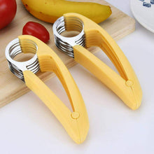 Cargar imagen en el visor de la galería, CORTADOR DE PLATANO BANANA CORTA PLATANOS FRUTAS KIWI PEPINOS SALCHICHA VERDURAS