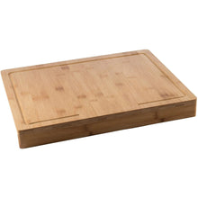 Cargar imagen en el visor de la galería, Tabla De Cortar De Bambú De Cocina Rectangular Con Perfil Encimera Borde