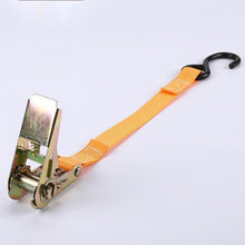 Cargar imagen en el visor de la galería, Cinta con tensor de carga hebilla de plástico trinquete 25 mm x 5 m correa freno