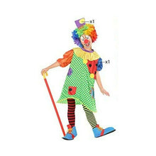 Cargar imagen en el visor de la galería, Disfraz Payasa Niña Infantil para Carnaval Fiestas Teatro Cumpleaños