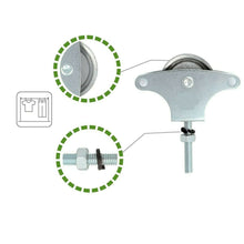 Cargar imagen en el visor de la galería, 2 pcs Poleas de Tendedero Acero Inoxidable 304 Roscada Para Tendedero de Ropa