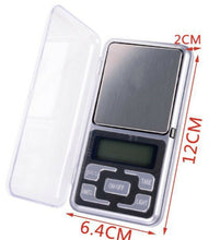 Cargar imagen en el visor de la galería, Bascula Balanza Digital 0.1 a 500 gramos LCD Gris