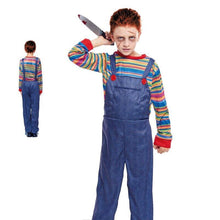 Cargar imagen en el visor de la galería, Maxia Fiesta - Disfraz Muñeco Asesino Niño Infantil Para Fiestas Halloween Carnaval