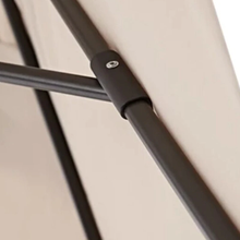 Cargar imagen en el visor de la galería, Sombrilla Parasol 2 x 3 m Con Manivela Inclinabre Tubo aluminio ø 48 mm y Tela Poliéster 200 gr ParaTerraza Jardin Camping