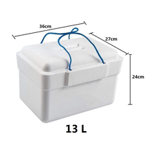 Cargar imagen en el visor de la galería, Nevera Portatil Corcho de Poliespan Con Cuerda o Asa plástica, para salidas al campo, a la playa, a fiestas o al trabajo Acampada y senderismo
