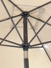 Cargar imagen en el visor de la galería, Sombrilla Jardín, Parasol, Estructura en Aluminio y Acero, Tela Poliéster 180 Gr 200 x 300 cm, 240 cm alto verano playa