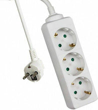 Cargar imagen en el visor de la galería, Regleta alargador de 1.5/3/5 metros con 3/4/5/6 enchufes