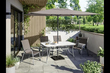 Cargar imagen en el visor de la galería, Sombrilla Jardín, Parasol, Estructura en Aluminio y Acero, Tela Poliéster 180 Gr 200 x 300 cm, 240 cm alto verano playa