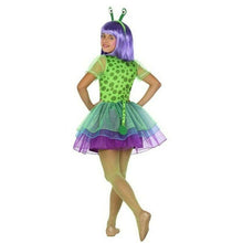Cargar imagen en el visor de la galería, Disfraz Alien Universo Niña Infantil Verde para Carnaval Fiesta Teatro