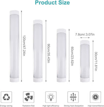 Cargar imagen en el visor de la galería, Tubo LED Lampara de Techo Regleta LED Electronica Pantalla plas ovalado 6500K