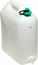 Cargar imagen en el visor de la galería, Bidón Tanque de agua, Garrafa de plástico extafuerte con grifo 10, 15, 20L Al Aire libre, Camping cocina, comedor jardin exterior y bebidas
