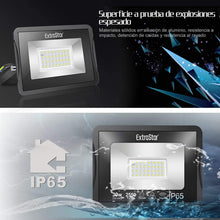 Cargar imagen en el visor de la galería, Extrastar Focos LED exterior con sensor de movimiento,30W Patio[Clase de eficiencia energética A+
