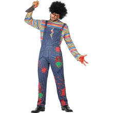 Cargar imagen en el visor de la galería, Disfraz Muñeco Asesino Sangriento Hombre Adulto Para Hallowen Carnaval Fiesta Teatro, Disfraz de Hallowen Carnava