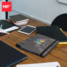 Cargar imagen en el visor de la galería, LA LIGA Cuaderno A4 Espiral con Anillas La Liga, Tapa Extradura y Resistente, Cuadriculado 5x5, 120 Hojas Microperforadas, 22´5x29´7cm, Uso Escolar para Estudiantes, Logo La Liga, Color Negro
