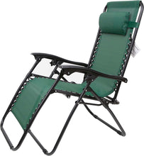 Cargar imagen en el visor de la galería, Silla Tumbona Hamaca Plegable para Playa, jardín, terraza - Hamaca Multiposiciones de Metal con