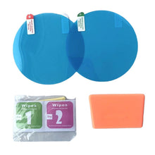 Cargar imagen en el visor de la galería, 2x Protectores Para Retrovisor ø9 cm Lamina Recortable Empañamiento Agua Polvo