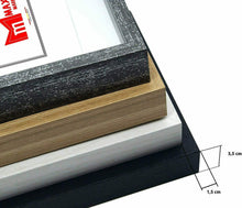 Cargar imagen en el visor de la galería, Marco de Fotos con Profundidad color Gris salpicados para pared MOD-3503