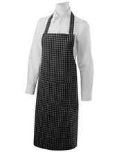 Cargar imagen en el visor de la galería, Delantal largo con peto de cocina professional 60 x 90 cm cocinero