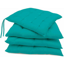 Cargar imagen en el visor de la galería, Cojin Acolchados Algoton y Poliester Para Sillas de 40 x 40 cm Para Silla de Jardín, Comedor, Cocina