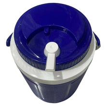 Cargar imagen en el visor de la galería, Nevera Portátil Bidón Termo Azul Para Agua Fría o Caliente o Bebidas Frescas Para Jardin Terraza Playa Camping Verano