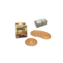 Cargar imagen en el visor de la galería, INCIENSO CITRONELA 12 UNDS Mosquito QUEMADOR ESPIRAL + PORTA INCIENSO CERÁMICA