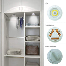 Cargar imagen en el visor de la galería, Juego 3 Luces LED con mando a distancia, funciona con pilas, para armarios, baño
