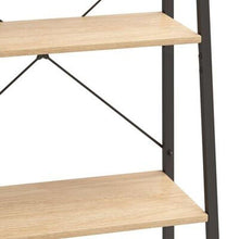 Cargar imagen en el visor de la galería, Mueble Estantería De Almacenamiento 4 Niveles Estructura De Metal Tablero Madera