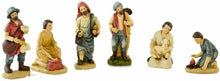 Cargar imagen en el visor de la galería, Figura Pastor / pastora Belen 6 piezas 13cm resina Para Decoración de Navidad