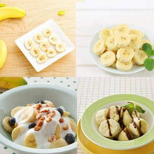 Cargar imagen en el visor de la galería, CORTADOR DE PLATANO BANANA CORTA PLATANOS FRUTAS KIWI PEPINOS SALCHICHA VERDURAS