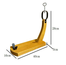 Cargar imagen en el visor de la galería, Soporte Jamonero + cuchillo Cortar Pata y Paleta de Jamon Serrano e Iberico