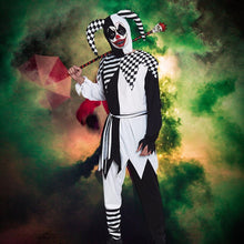 Cargar imagen en el visor de la galería, Disfraz Bufón Siniestro Hombre Adulto para Halloween Carnaval Fiesta Teatro