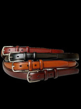 Cargar imagen en el visor de la galería, Cinturon Hombre mujer Cuero Negro Jeans Reversible Piel clasico inspirado en EA