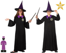 Cargar imagen en el visor de la galería, Disfraz Estudiante Mago Niño Unisex Infantil Para Fiesta Halloween Carnaval Teatro