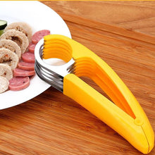 Cargar imagen en el visor de la galería, CORTADOR DE PLATANO BANANA CORTA PLATANOS FRUTAS KIWI PEPINOS SALCHICHA VERDURAS
