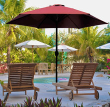Cargar imagen en el visor de la galería, Sombrilla Parasol Ø300cm Inclinable Estructura Aluminio y Acero 38 Mm Jardin Terraza Patio Playa