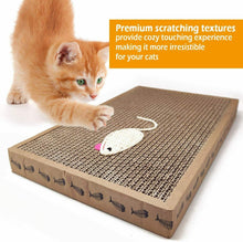 Cargar imagen en el visor de la galería, 2Pcs Rascadores Gatos de Cartón Juguetes Accesorio para Afile Las Uñas 13x38cm