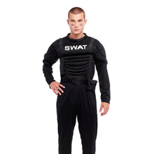 Cargar imagen en el visor de la galería, Maxia Fiesta - Disfraz Agente Swat Musculoso Hombre Adulto Para Carnaval Fiesta Teatro