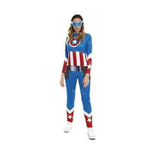 Cargar imagen en el visor de la galería, Disfraz Heroína Star Mujer Disfraz Superhéro Carnaval Fiesta Teatro