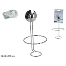 Cargar imagen en el visor de la galería, PORTA SECADOR PELO CON VENTOSA PARA BAÑO 10X10X19,5