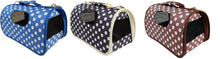 Cargar imagen en el visor de la galería, Portador Transportín Bolsa Bolso de Tela (Lunares) para Perro, Gato, Mascotas