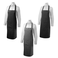Cargar imagen en el visor de la galería, Delantal largo con peto de cocina professional 60 x 90 cm cocinero