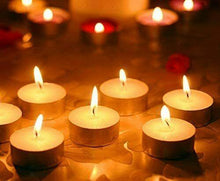Cargar imagen en el visor de la galería, Velas de té Anti Humo, XXL Larga Duración 4 Horas. Vela Blanca tealight,10-100