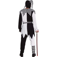 Cargar imagen en el visor de la galería, Disfraz Bufón Siniestro Hombre Adulto para Halloween Carnaval Fiesta Teatro