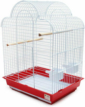 Cargar imagen en el visor de la galería, Jaula Loro Metal para Pájaros Jaula Grande con Comedero Bebedero Saltador Cubeta