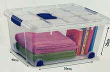 Cargar imagen en el visor de la galería, Caja de Plastico Ordenación N 3 36 litros 40 x 59 x 25 cm
