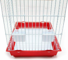 Cargar imagen en el visor de la galería, Jaula Loro Metal para Pájaros Jaula Grande con Comedero Bebedero Saltador Cubeta