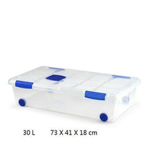 Cargar imagen en el visor de la galería, Caja de Plastico almacenamiento, TRANSPARENTE, Varios tamaños